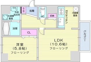 西１８丁目駅 徒歩3分 4階の物件間取画像